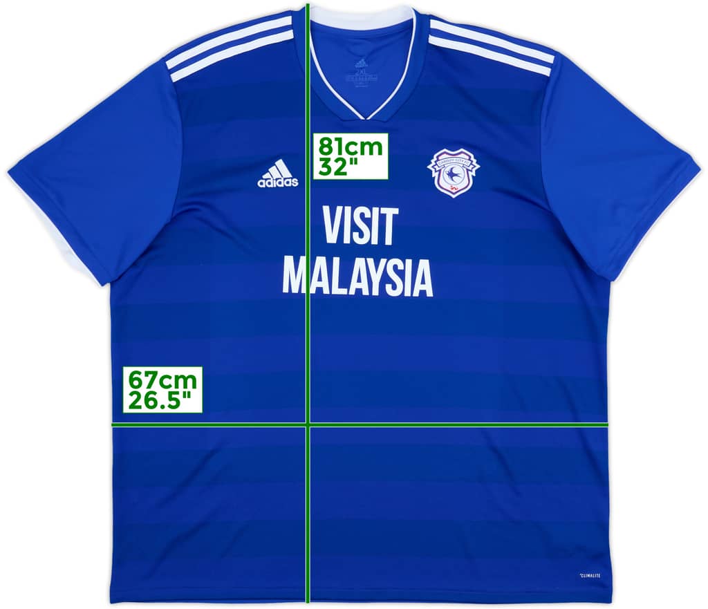 2018-19 Cardiff Home Shirt - 9/10 - (XXL)