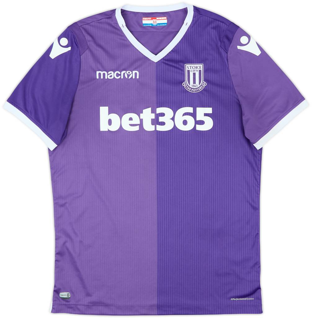 2018-19 Stoke City Away Shirt - 8/10 - (L)