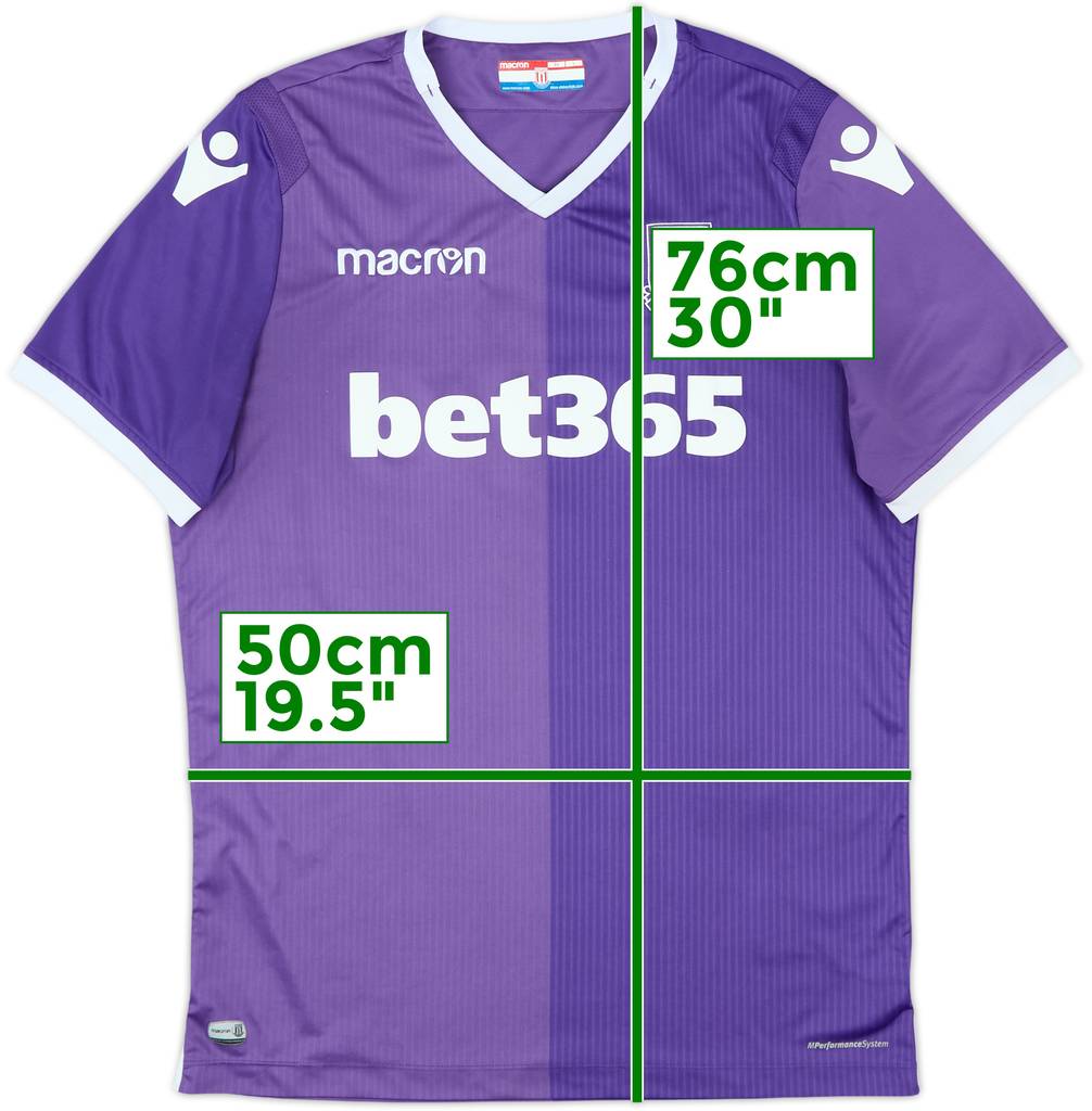 2018-19 Stoke City Away Shirt - 8/10 - (L)