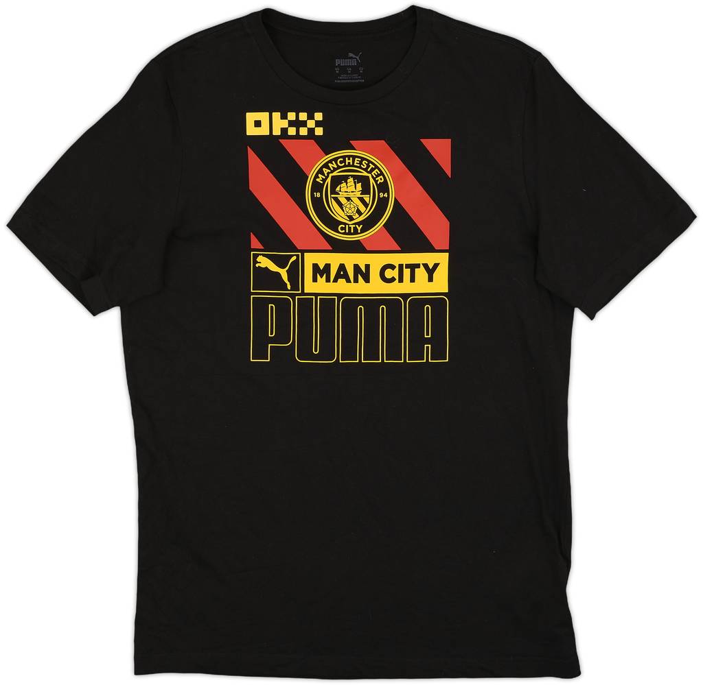 2022-23 Manchester City Puma Cotton Tee - 9/10 - (M)