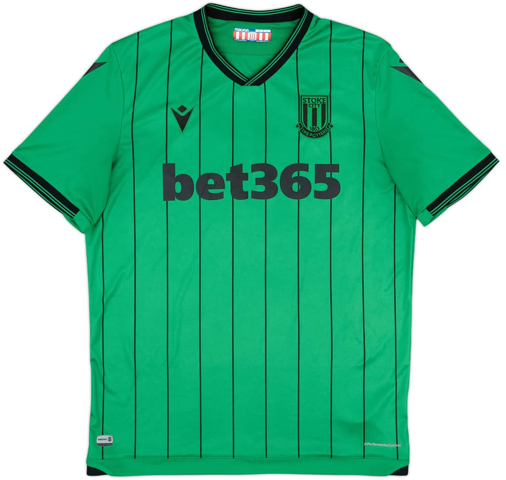 2021-22 Stoke City Away Shirt - 8/10 - (L)