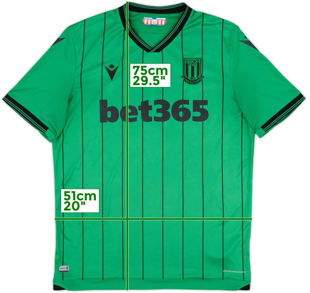 2021-22 Stoke City Away Shirt - 8/10 - (L)