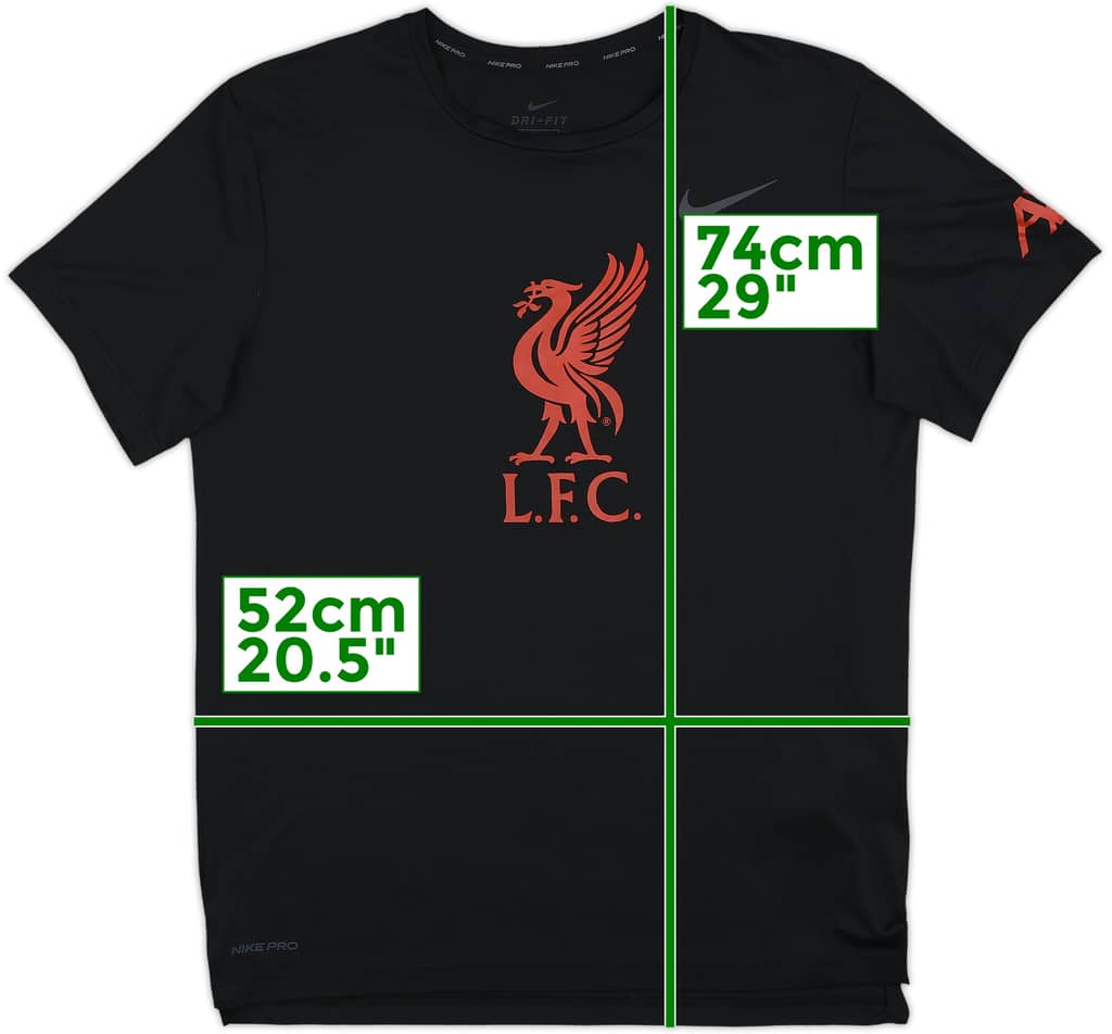 2020-21 Liverpool Nike Pro Training Shirt - 8/10 - (M)