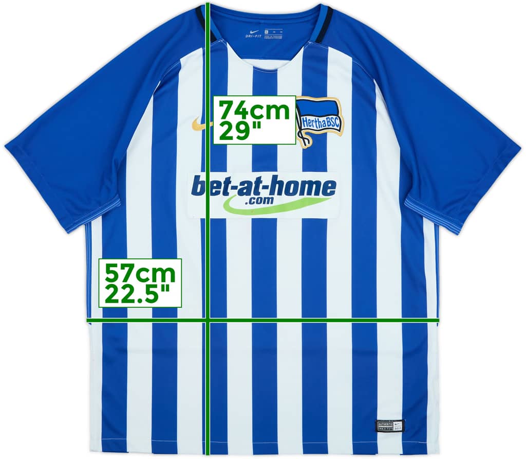 2017-18 Hertha Berlin Home Shirt - 6/10 - (L)