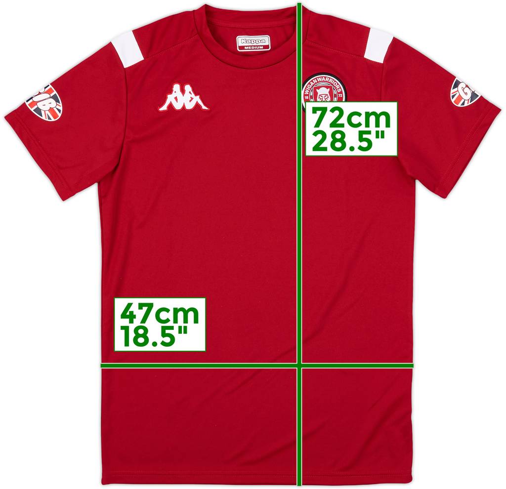 2024-25 Wigan Warriors Kappa Training Shirt - 10/10 - (M)