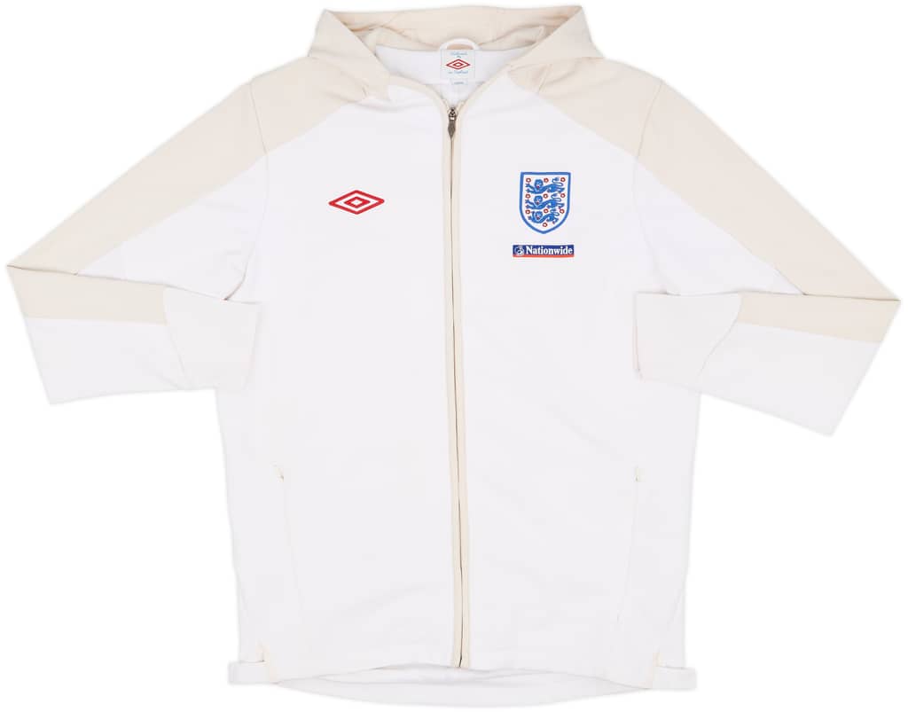 2010-11 England Umbro Hooded Track Jacket - 9/10 - (L)