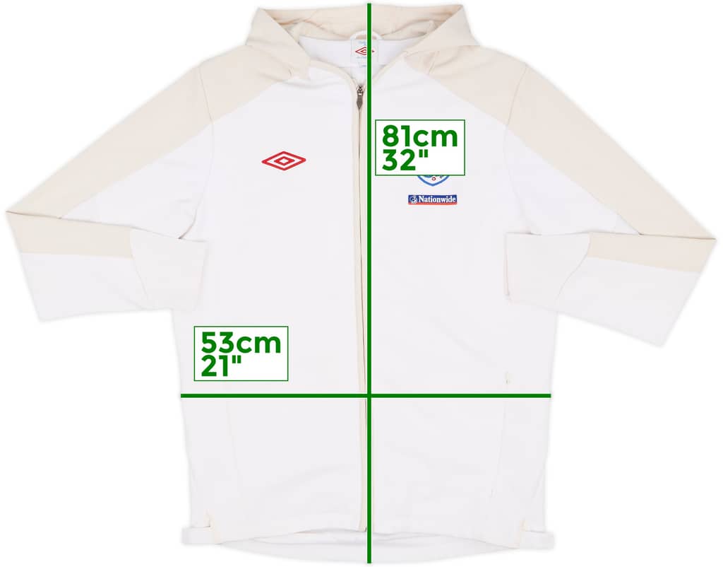 2010-11 England Umbro Hooded Track Jacket - 9/10 - (L)