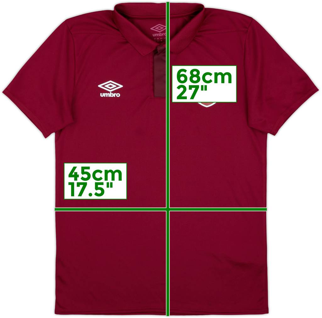 2022-23 Burnley Umbro Polo Shirt - 9/10 - (S)