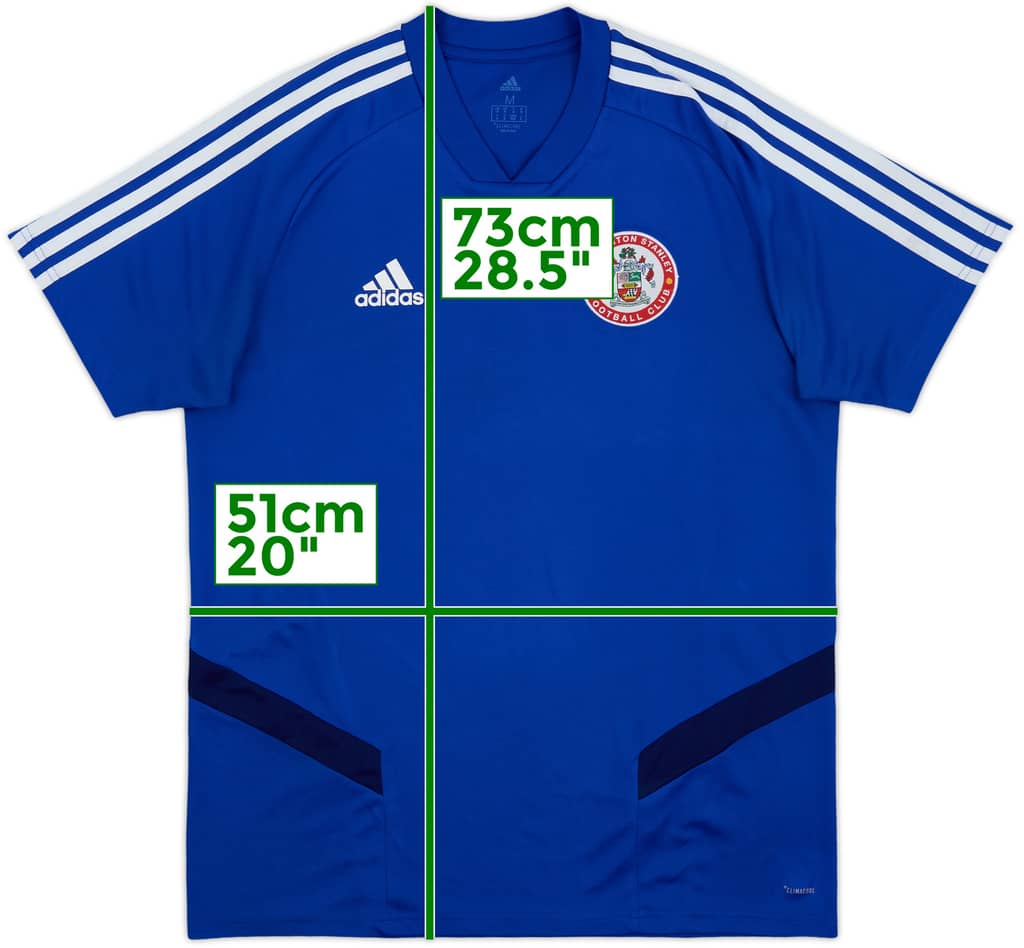 2019-20 Accrington Stanley adidas Training Shirt - 9/10 - (M)