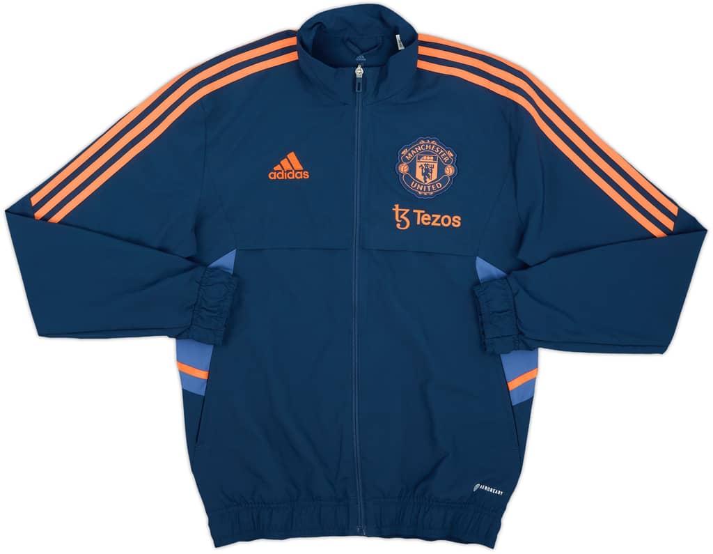 2022-23 Manchester United adidas Track Jacket - 7/10 - (XS)