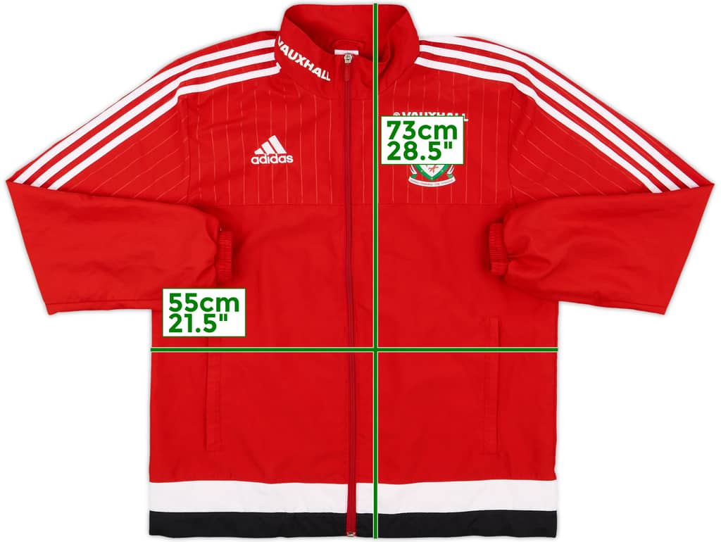 2014-15 Wales adidas Track Jacket - 10/10 - (M)
