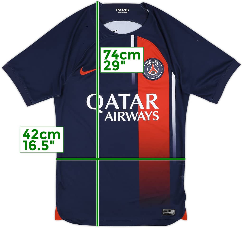 2023-24 Paris Saint-Germain Home Shirt - 7/10 - (XS)