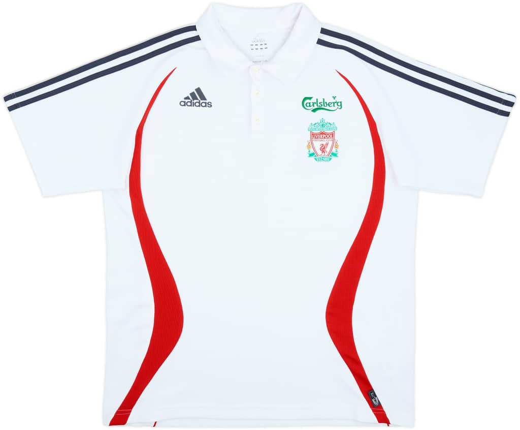 2006-07 Liverpool adidas Polo Shirt - 8/10 - (L)