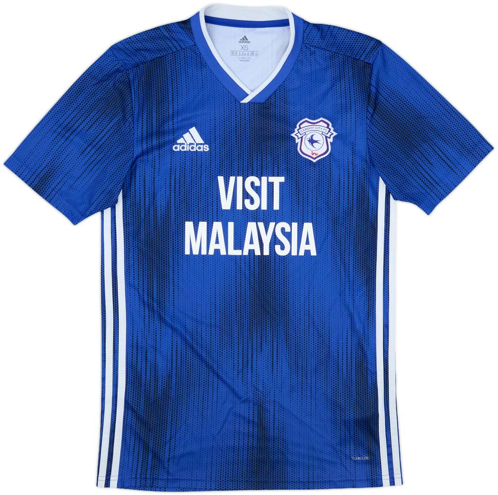 2019-20 Cardiff City Home Shirt - 8/10 - (XS)