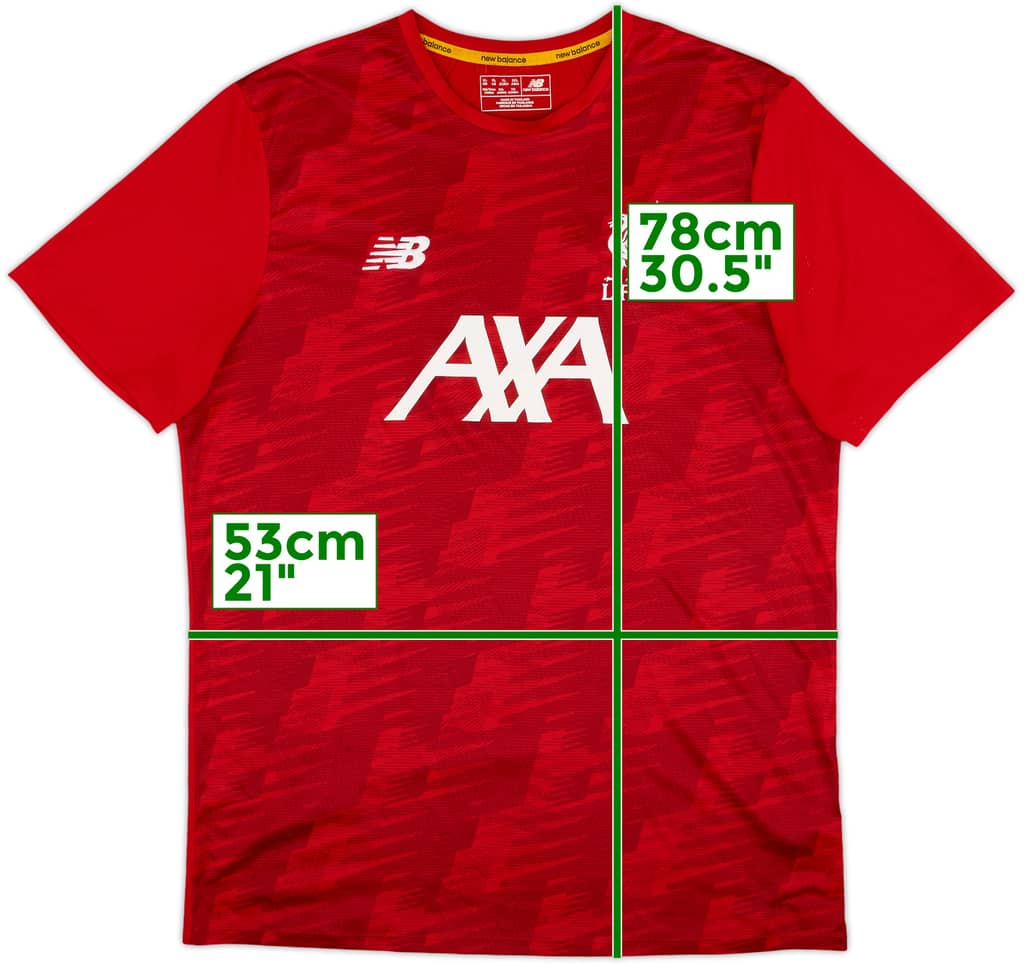 2019-20 Liverpool New Balance Training Shirt - 8/10 - (XL)