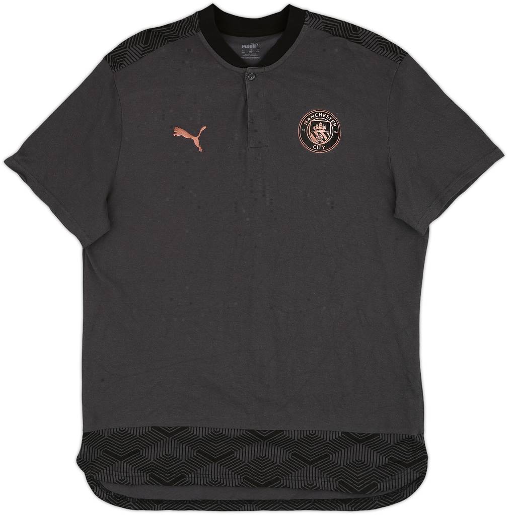 2020-21 Manchester City Puma Polo Shirt - 9/10 - (XXL)