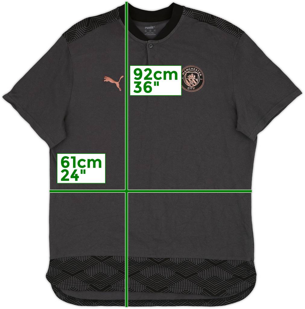 2020-21 Manchester City Puma Polo Shirt - 9/10 - (XXL)