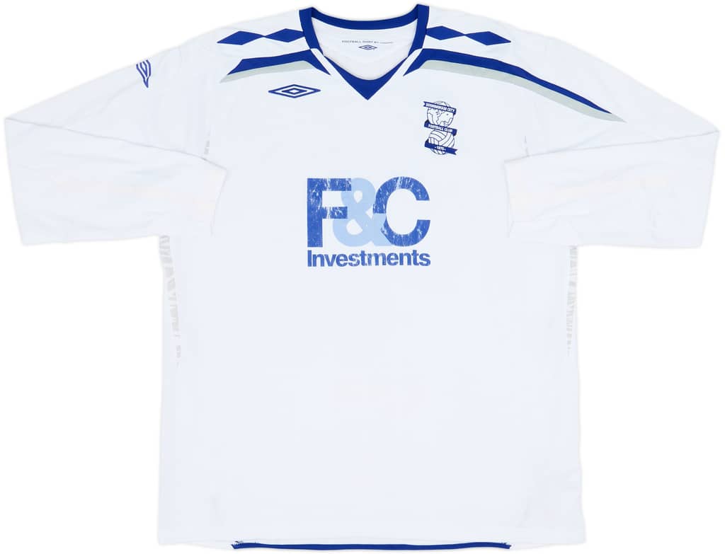 2007-08 Birmingham Away L/S Shirt - 5/10 - (XXL)