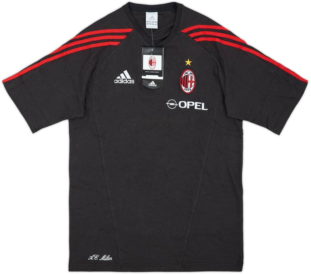 2005-06 AC Milan Player Issue adidas Cotton Tee (S)