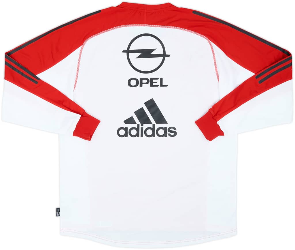 2004-05 AC Milan Player Issue adidas Training L/S Shirt - 6/10 - (L)