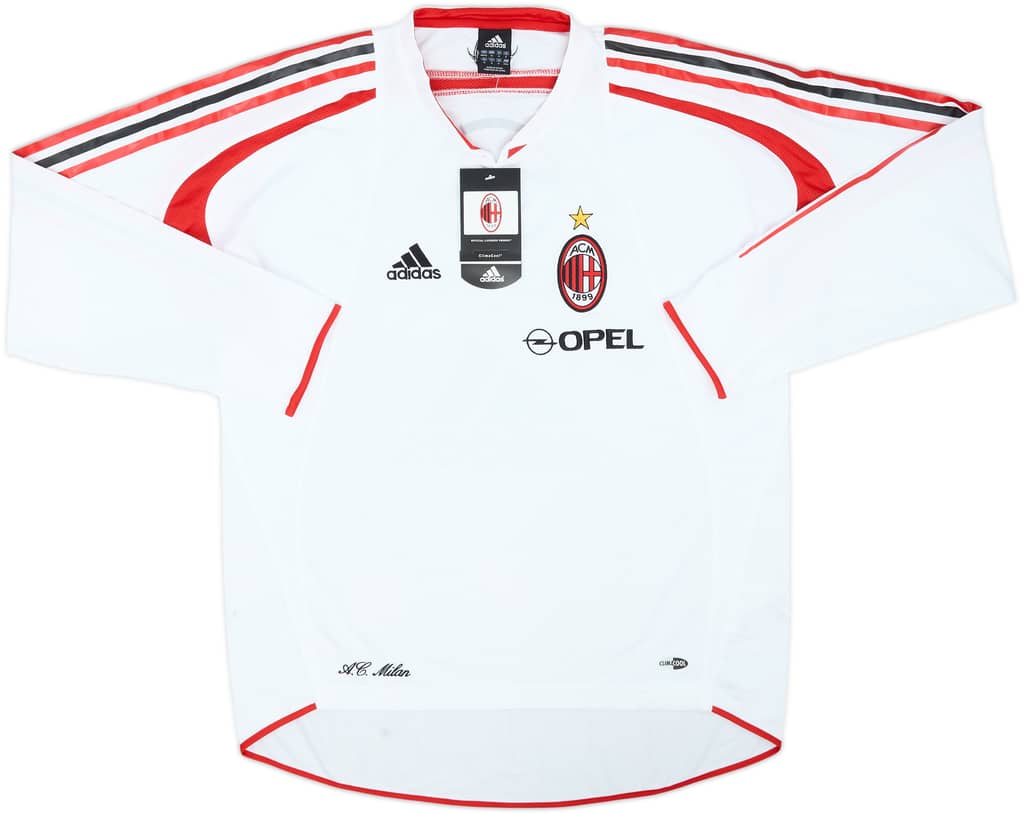2004-05 AC Milan Player Issue adidas Training L/S Shirt (M/L)