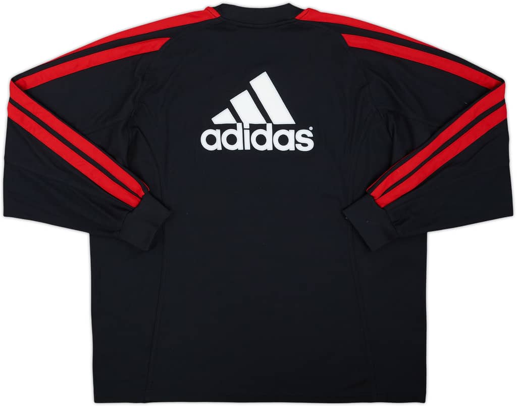 Camiseta adidas de entrenamiento de manga larga versión jugador del AC Milan 1998-00 - 8/10 - (L)