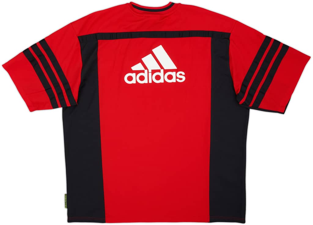 1998-00 AC Milan Player Issue adidas Training Shirt - 7/10 - (XL)