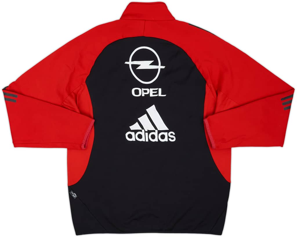 2002-03 AC Milan Player Issue adidas 1/4 Zip Drill Top - 7/10 - (L)