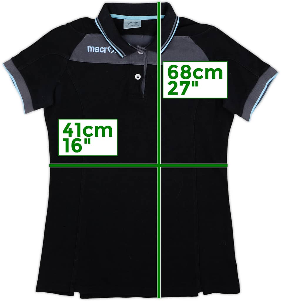2012-13 Lazio Macron Polo Shirt - 8/10 - (Women's L)