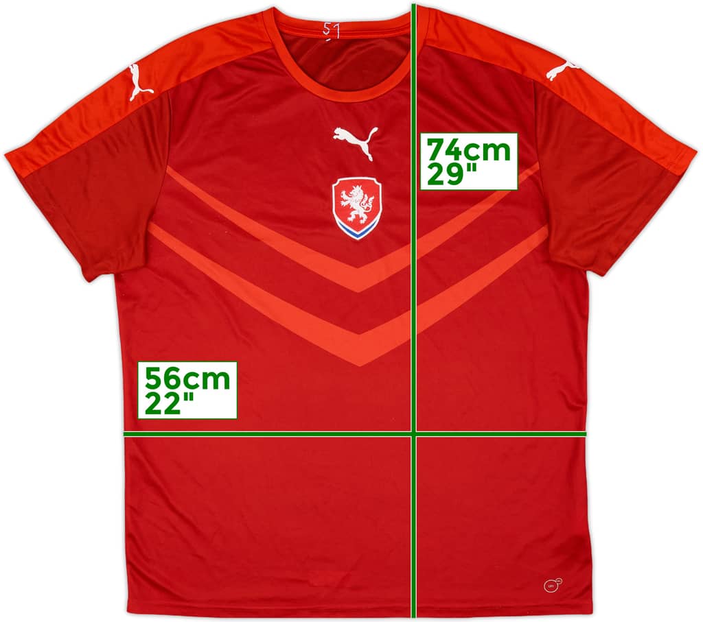 2016-17 Czech Republic Home Shirt - 8/10 - (L)