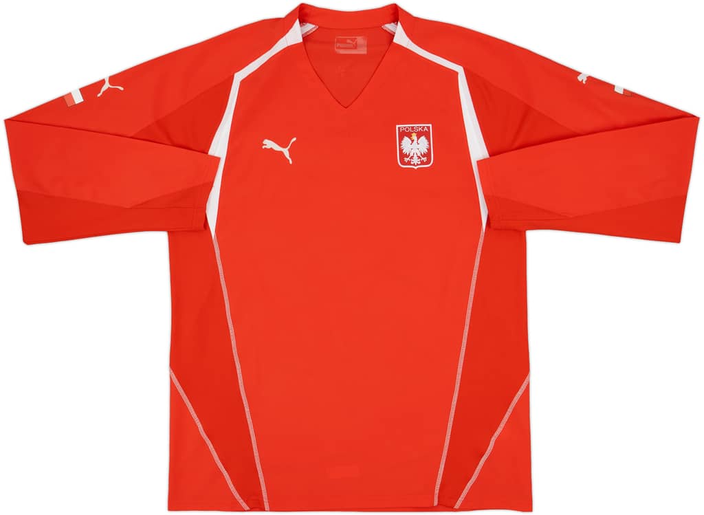 2006-08 Poland Away L/S Shirt - 8/10 - (XL)