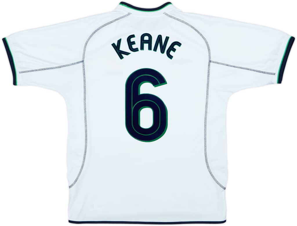 2001-02 Ireland Away Shirt Keane #6