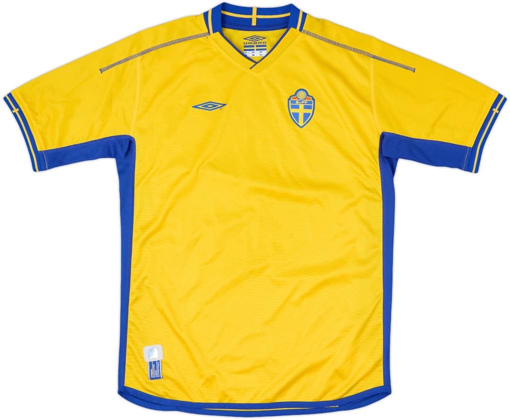 2003-04 Sweden Home Shirt - 7/10 - (XL.Boys)