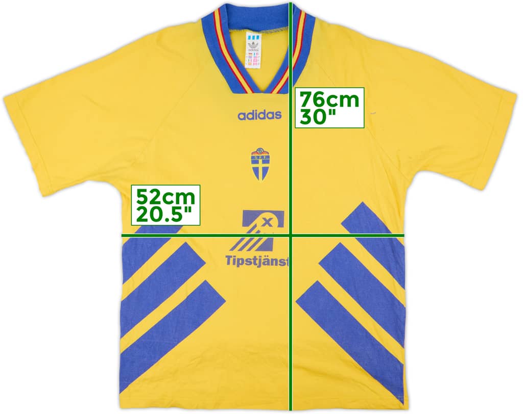 1994 Sweden adidas Cotton Tee - 8/10 - (M)