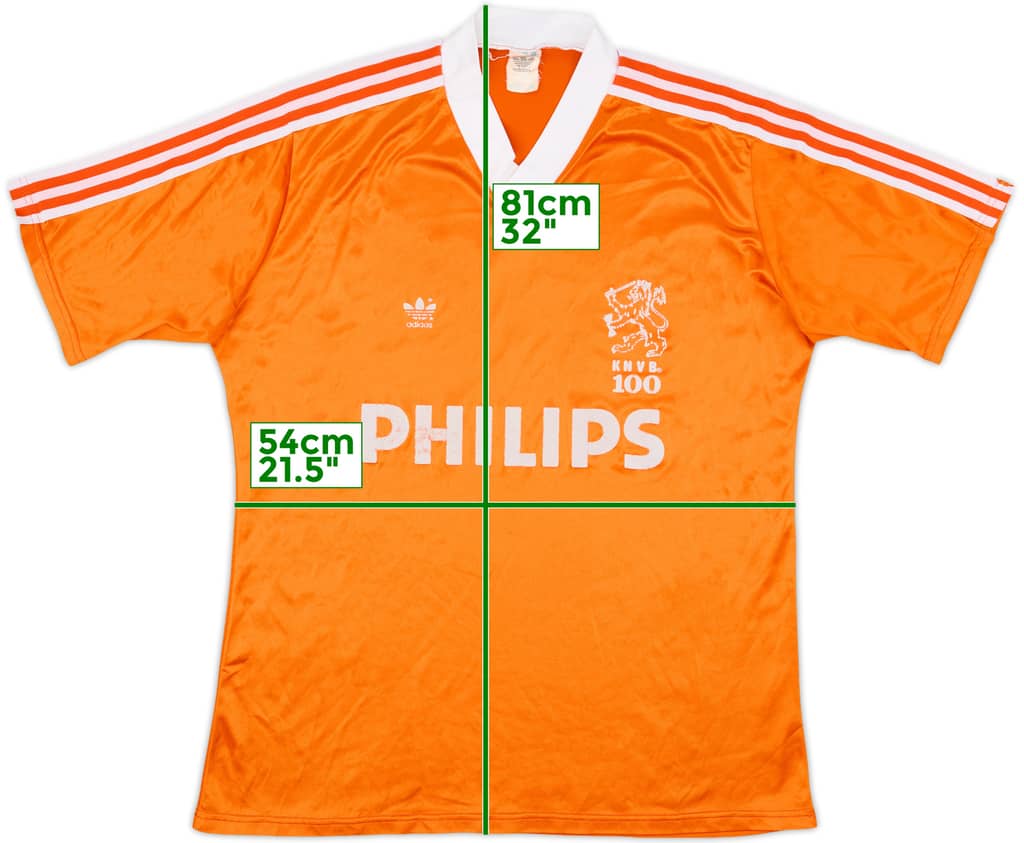1988-90 Netherlands Centenary Home Shirt - 7/10 - (XL)