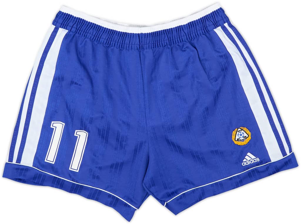2000-02 Finland Player Issue Away Shorts #11 (Kolkka) - 8/10 - (L)