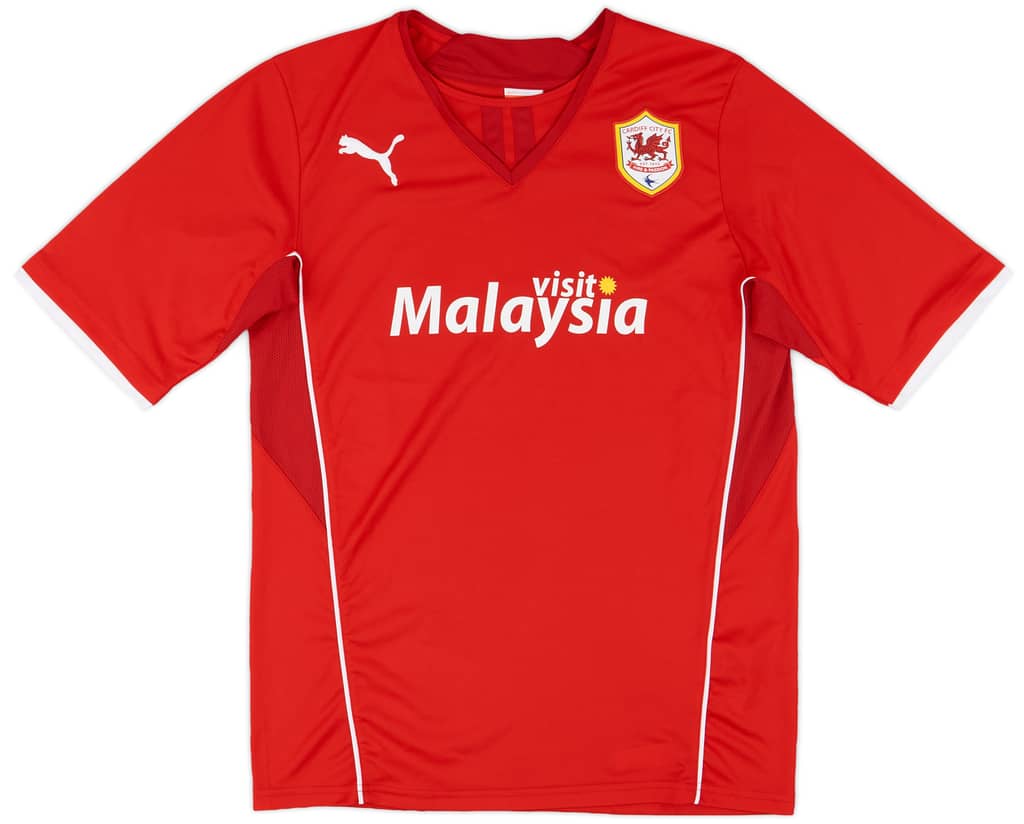2013-14 Cardiff Home Shirt - 8/10 - (M)