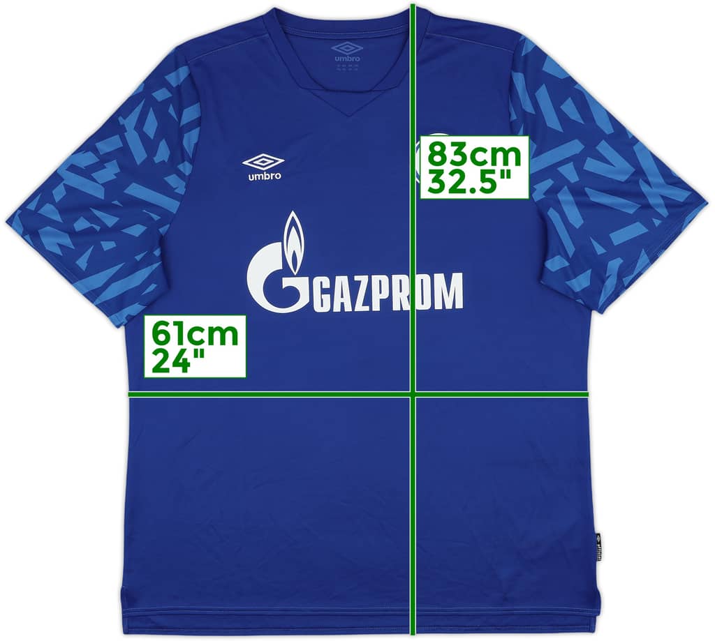 2019-20 Schalke Home Shirt - 9/10 - (XXL)
