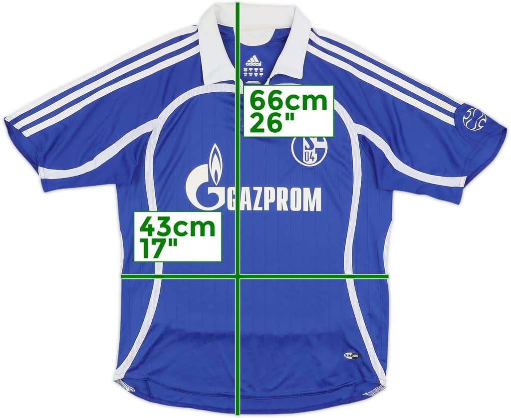2007-08 Schalke Home Shirt - 8/10 - (M.Boys)