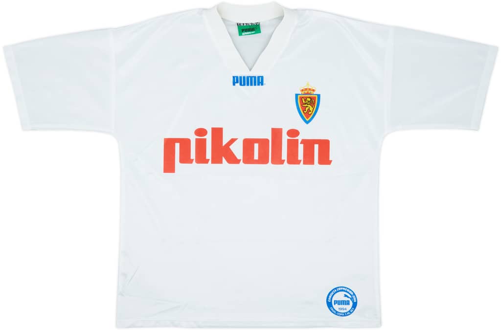 1993-94 Real Zaragoza 'Final Copa S.M Rey' Home Shirt - 7/10 - (L)