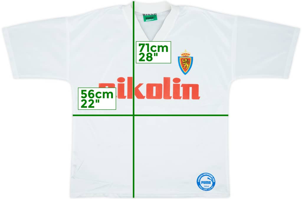 1993-94 Real Zaragoza 'Final Copa S.M Rey' Home Shirt - 7/10 - (L)