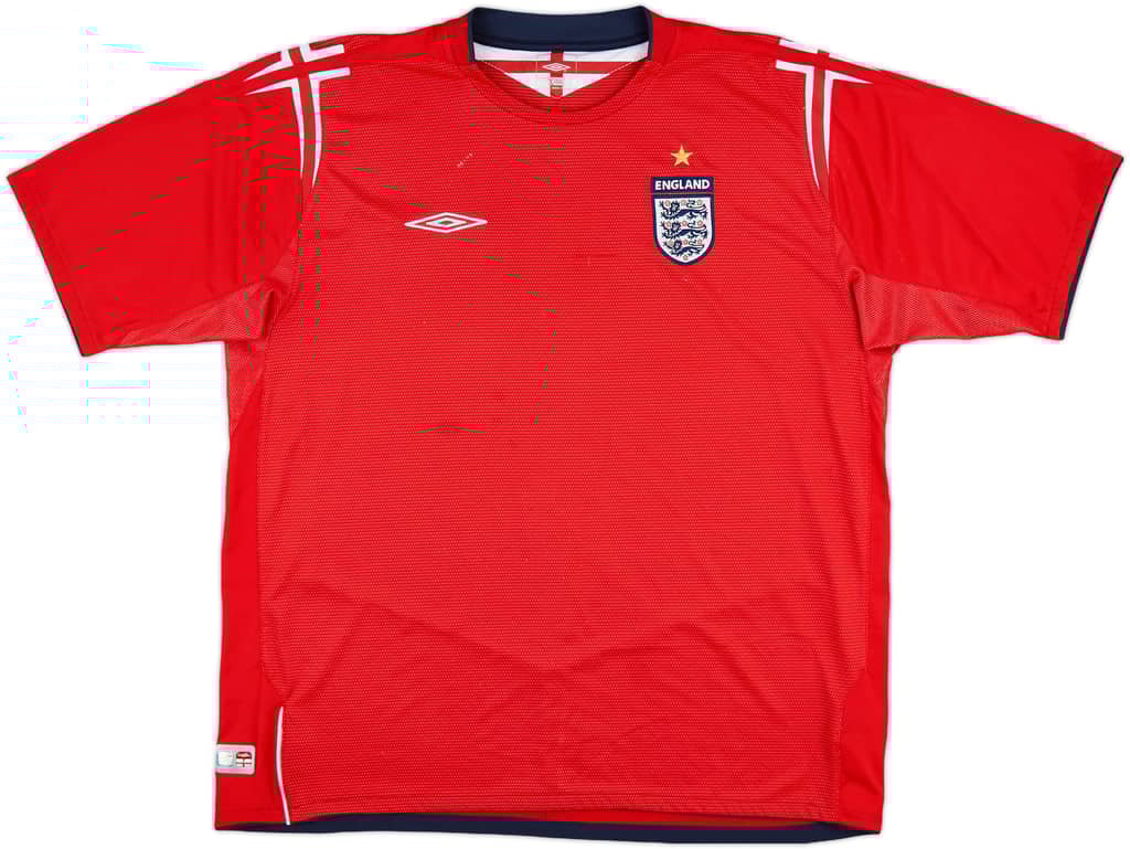 2004-06 England Away Shirt - 5/10 - (XXL)