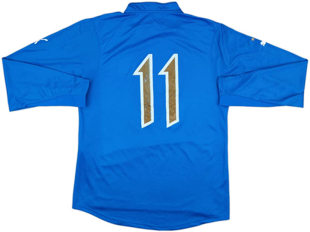 2003-04 Italy Match Issue Home L/S Shirt #11