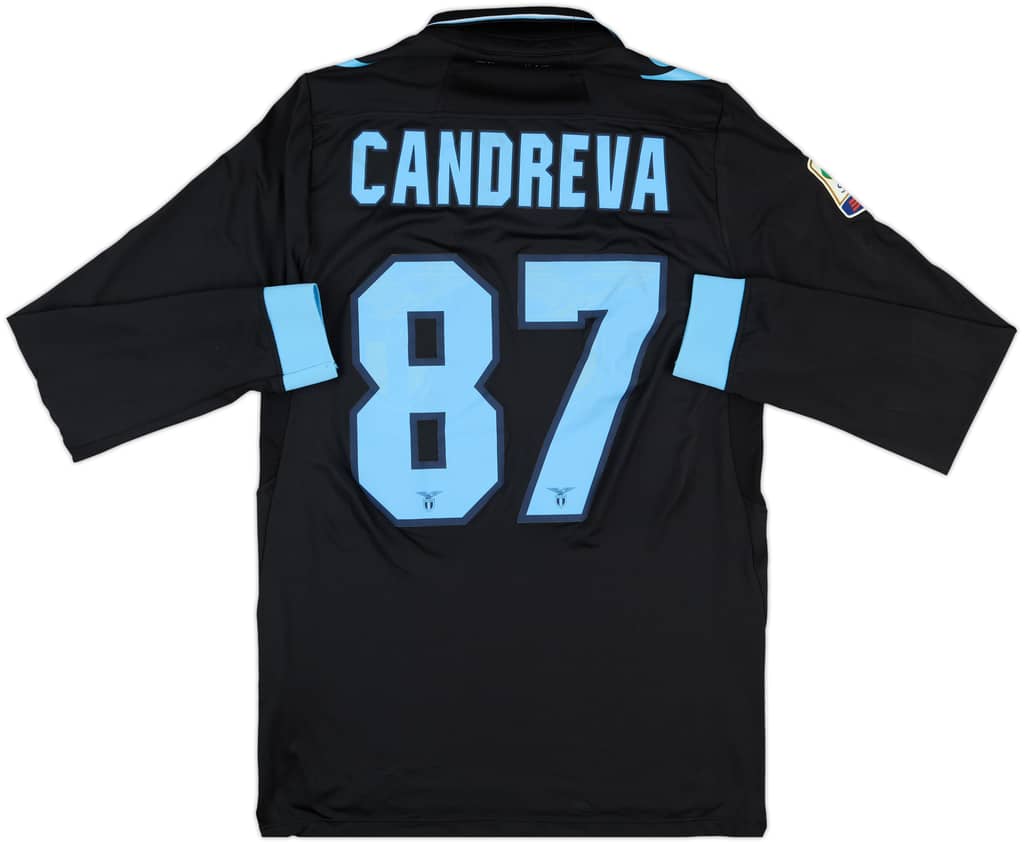 2012-13 Lazio Match Issue Away L/S Shirt Candreva #87