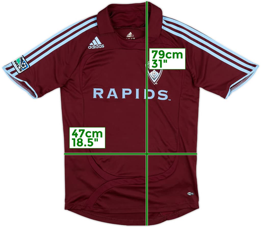 2007-08 Colorado Rapids Home Shirt - 8/10 - (S)