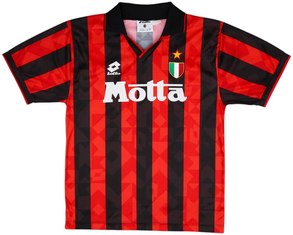1993-94 AC Milan Home Shirt - 8/10 - (M)