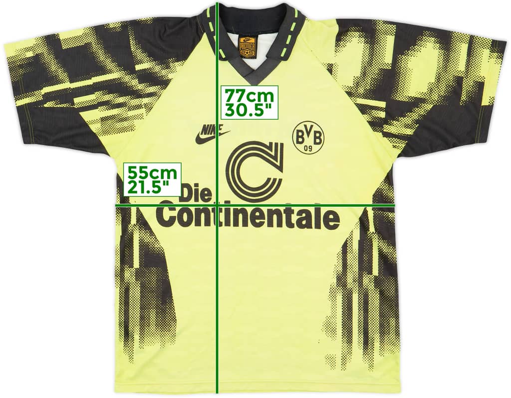 1992-93 Borussia Dortmund Home Shirt - 9/10 - (L)