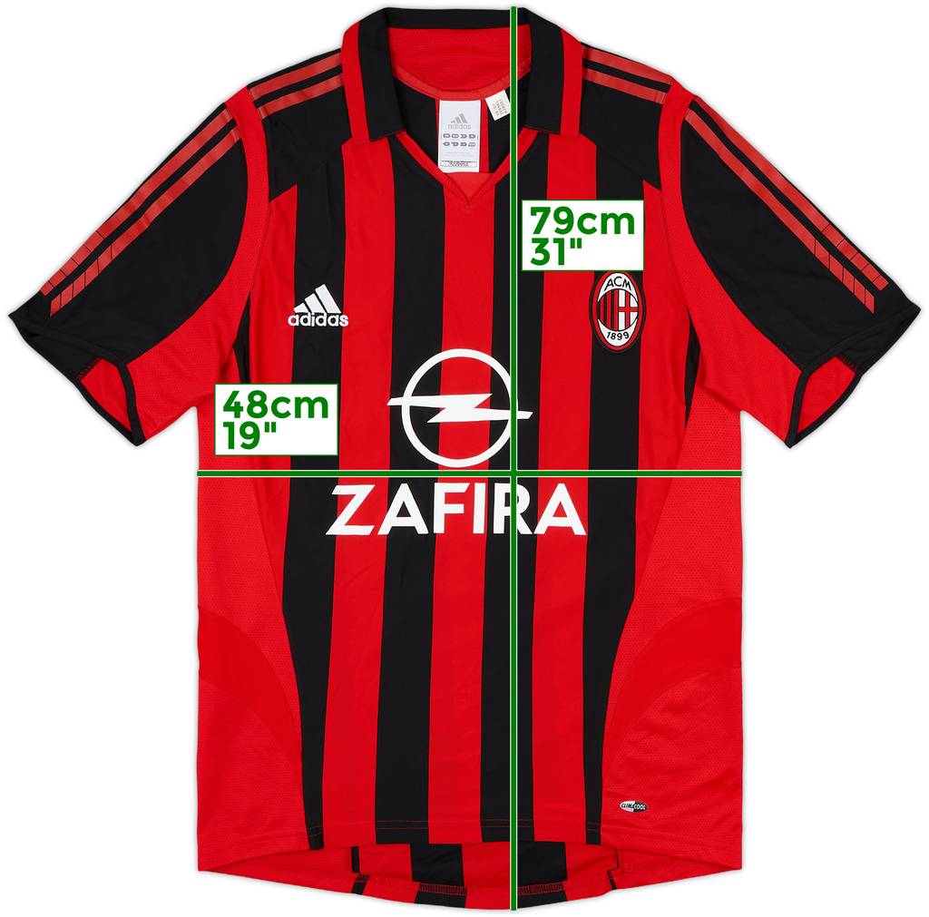 2005-06 AC Milan Home Shirt - 10/10 - (S)