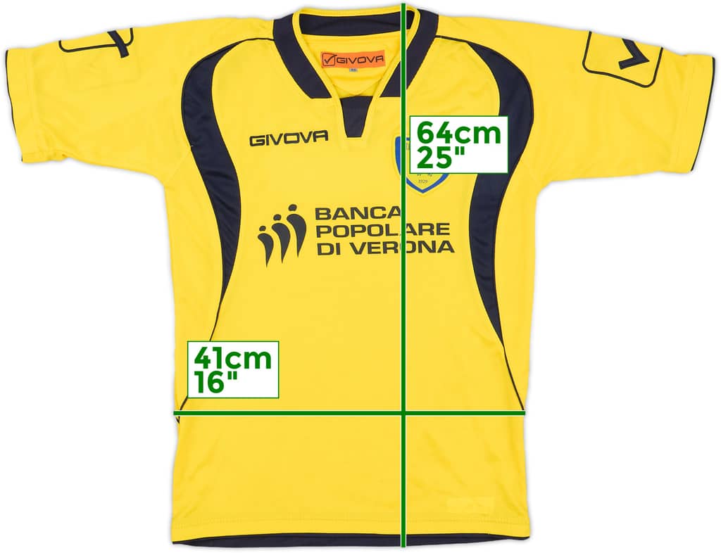 2009-10 Chievo Verona Givova Training Shirt - 8/10 - (XS)