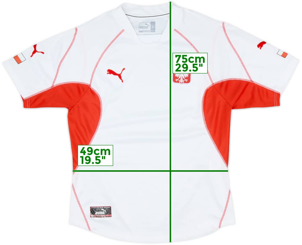 2002-04 Poland Home Shirt - 7/10 - (XL)